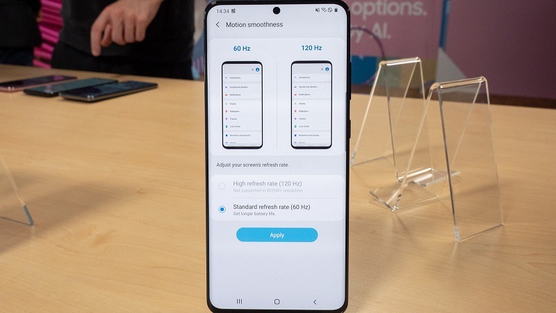 Samsung Galaxy S20 Ultra: So sánh thời lượng pin khi dùng màn hình 120Hz và 60Hz, không ngờ là khác biệt lớn vậy
