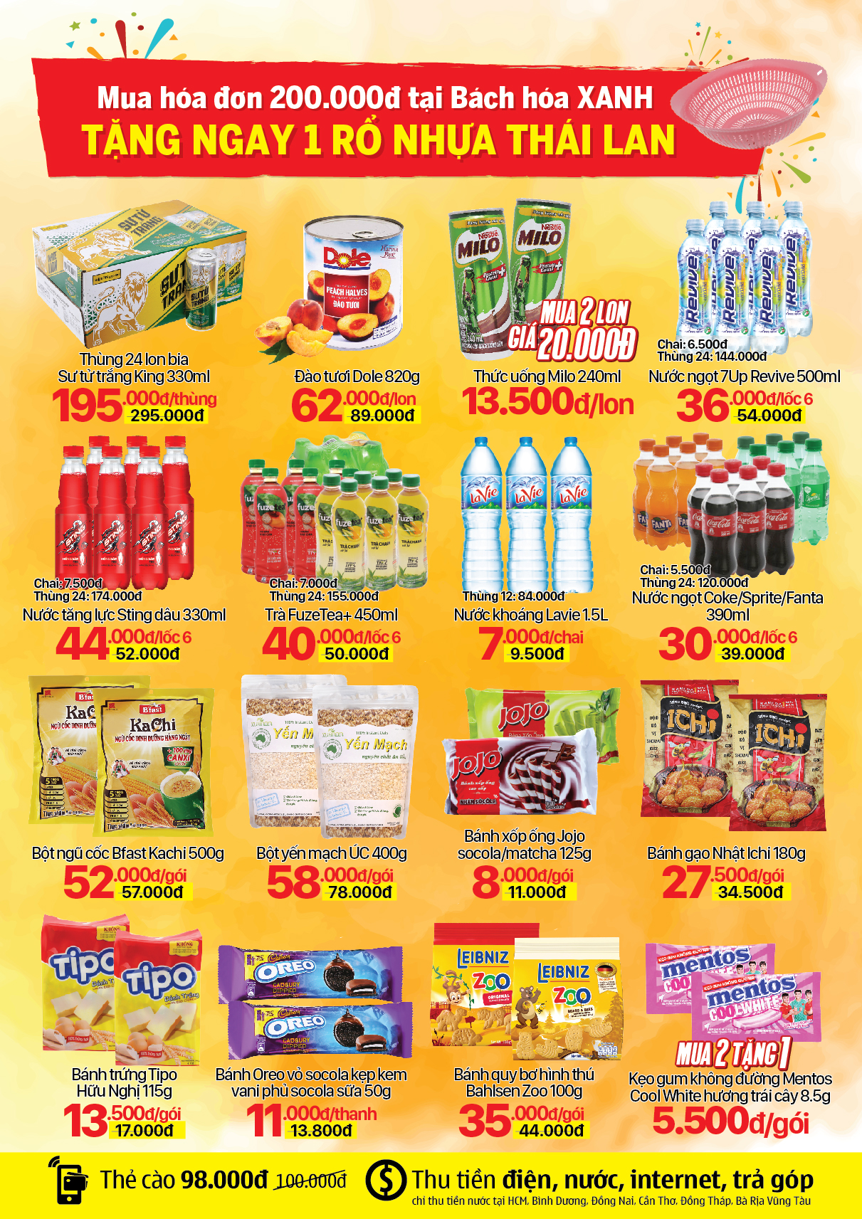 Cửa hàng Bách hóa Xanh 48A Nguyễn Đệ, Bình Thủy khai trương 29/2/2020