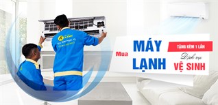 Bảng giá vệ sinh máy lạnh điện máy xanh?