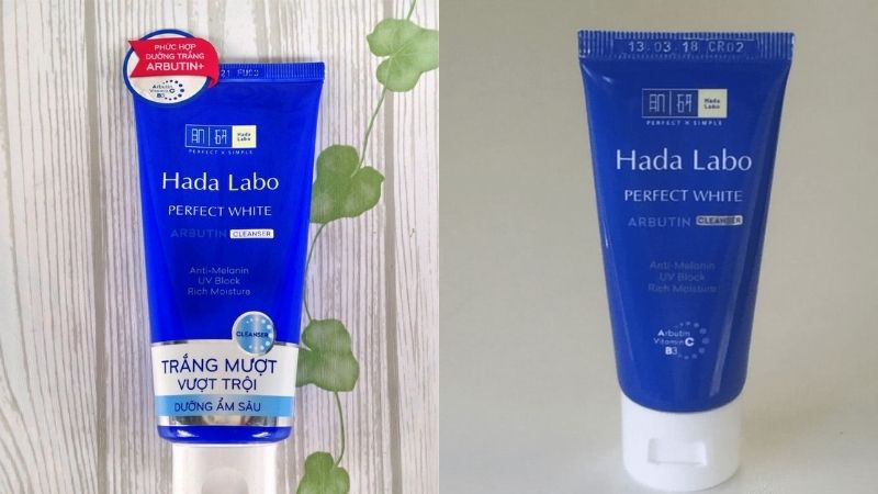 Sữa rửa mặt Hada Labo trị mụn Perfect White Arbutin Cleanser