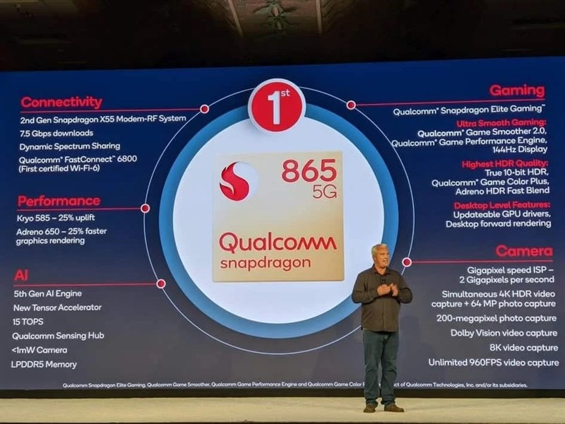 Qualcomm hứa rằng sẽ có hơn 70 smartphone dùng chip Snapdragon 865 được tung ra thị trường