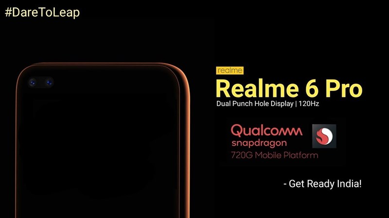 Realme 6 Pro sẽ dùng chip Snapdragon 720G, hỗ trợ HDR và chơi game ngon hơn