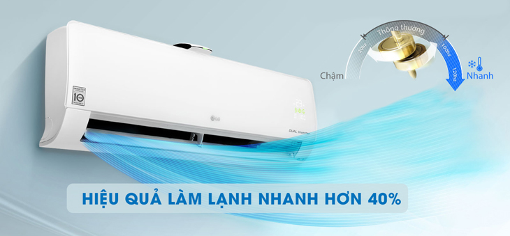 Làm lạnh nhanh hơn 40% Làm lạnh nhanh hơn 40%