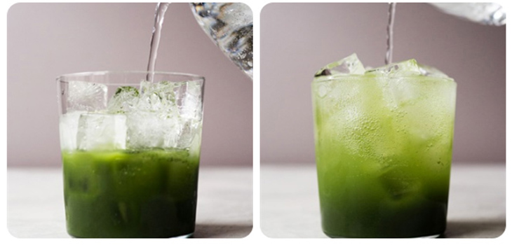 Bước 2 Hoàn thành Soda trà xanh