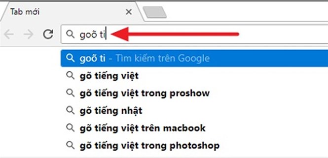 Hướng dẫn cách khắc phục lỗi gõ tiếng Việt trên thanh địa chỉ Chrome