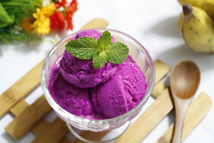 3 ways to make sweet and cool dragon fruit ice cream, cool down in summer
