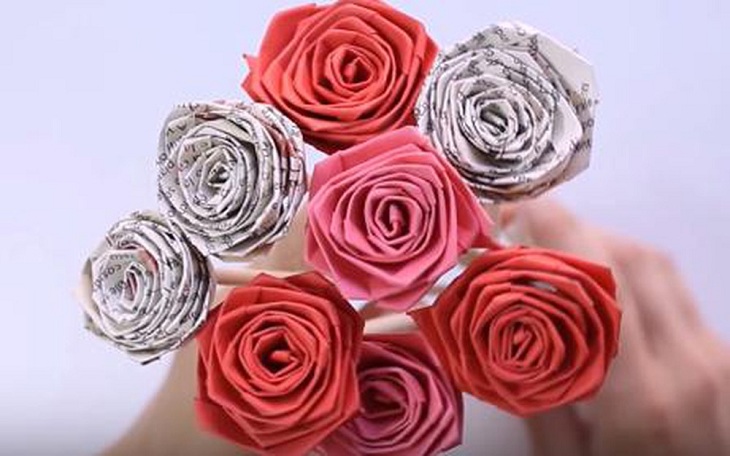Cách gấp hoa bằng giấy, tổng hợp các kiểu gấp hoa giấy đơn giản mà đẹp