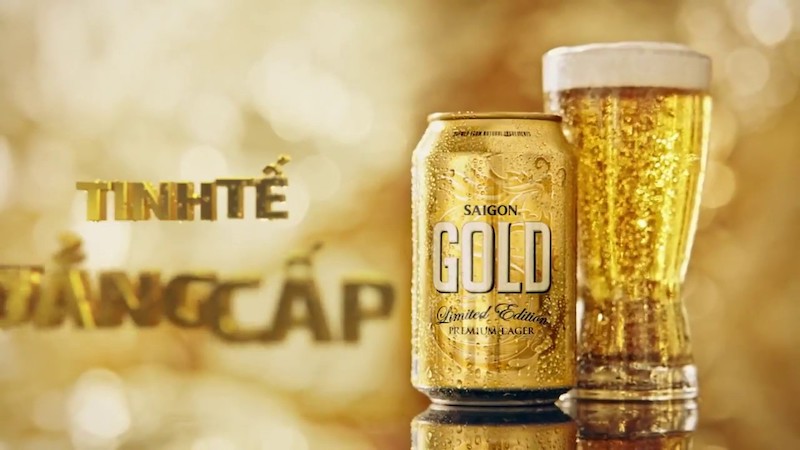 Giới thiệu về bia Saigon Gold, nồng độ cồn và giá bán