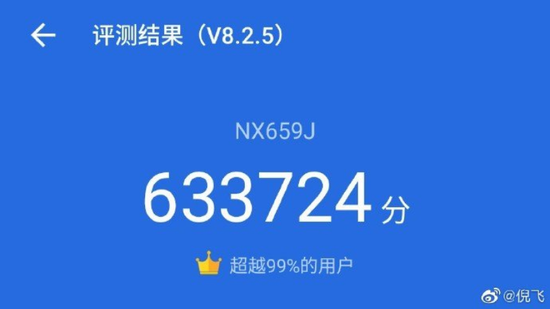 Điện thoại chuyên game Nubia Red Magic 5G đạt 633K điểm AnTuTu