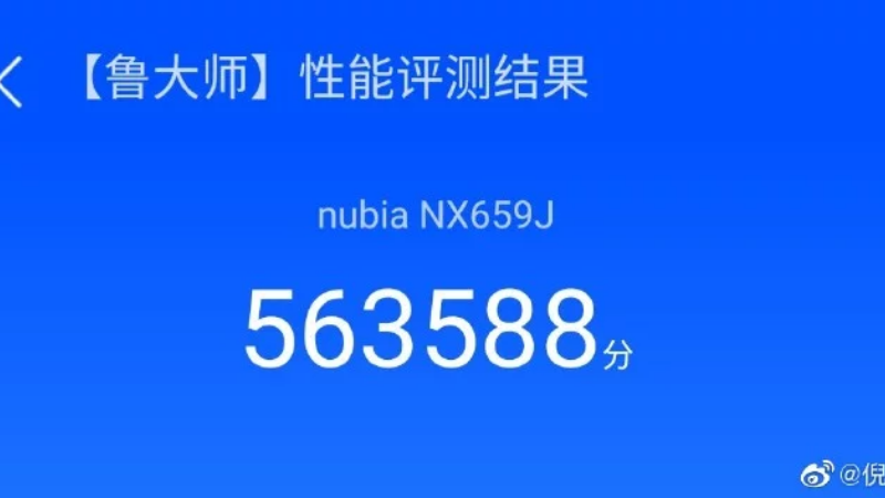 Điện thoại chuyên game Nubia Red Magic 5G đạt 633K điểm AnTuTu