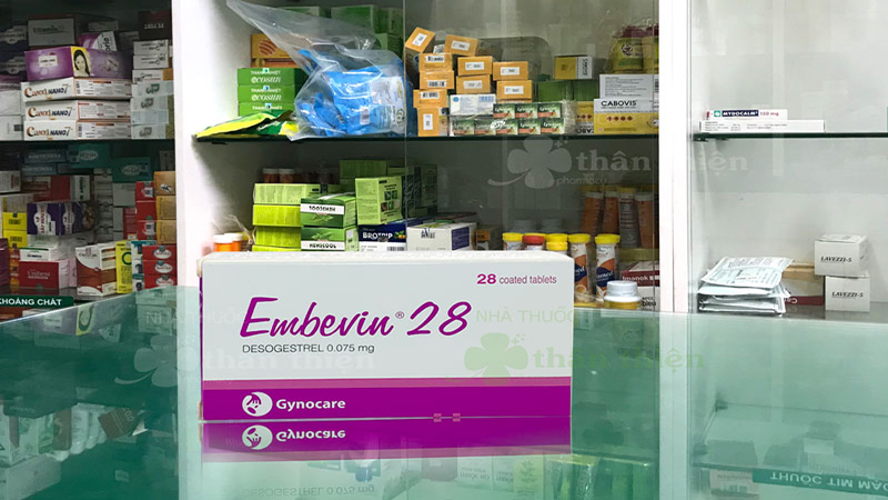 Embevin 28 là thuốc ngừa thai thuốc nhóm POPs mới chứa 0,075mg desogestrel