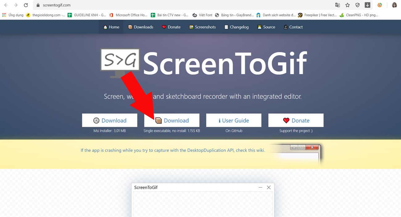Tải Screen To GIF