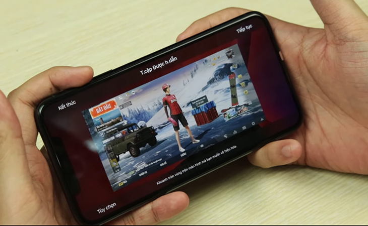 Cách bật chế độ Game Mode, chơi game phà phà trên điện thoại Android và iPhone > Lưu ý là các dòng iPhone X trở lên không có nút Home, bạn nên nhấn Home trong phím Home ảo - Asisstive Touch.