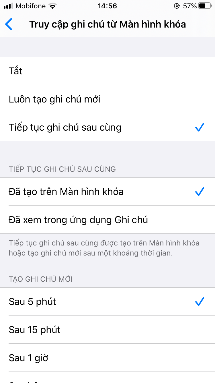 Mẹo dùng iPhone ghi chú nhanh trên màn hình khóa