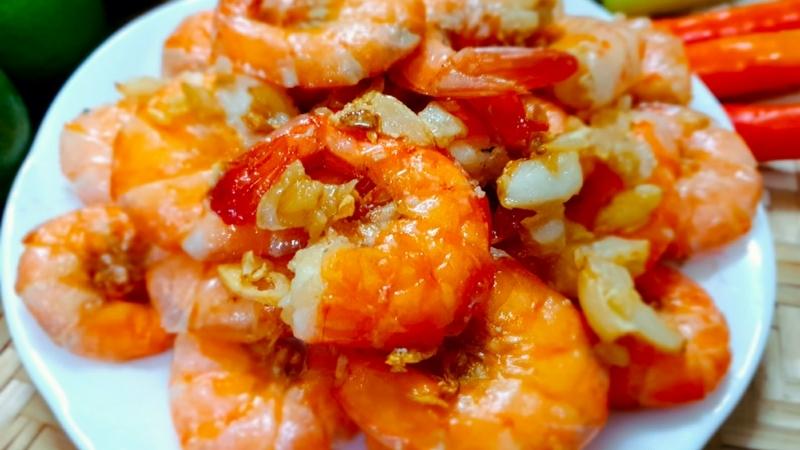 How to make garlic fried shrimp, simple but delicious