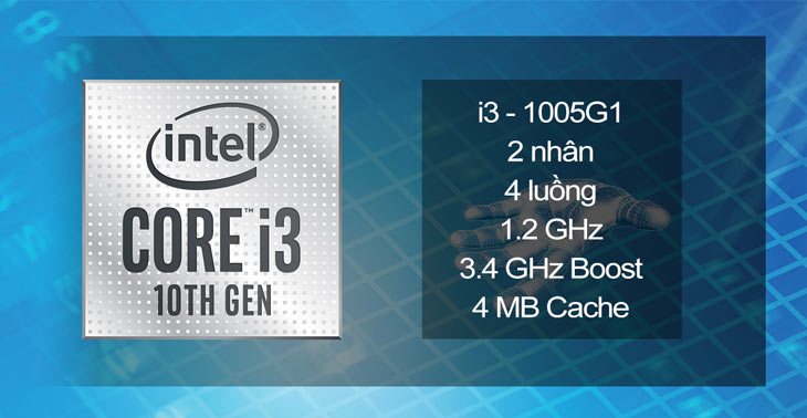 Khám phá bộ xử lý laptop Intel Core i3 1005G1