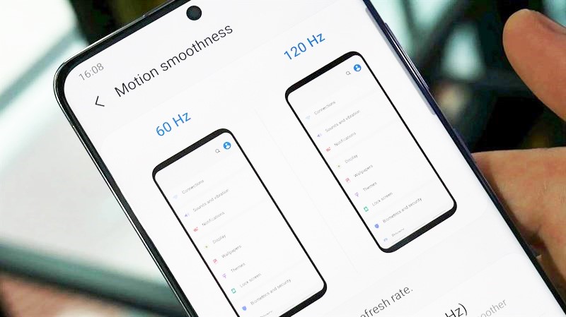 Tần số quét trên màn hình smartphone là gì? 60Hz, 90Hz, 120Hz khác gì?