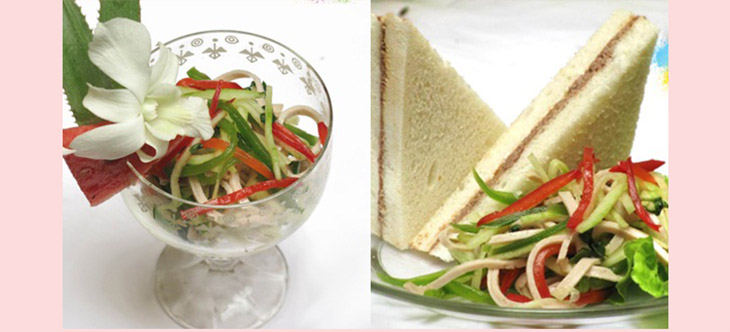 Bước 4 Thành phẩm Salad vỏ dưa hấu