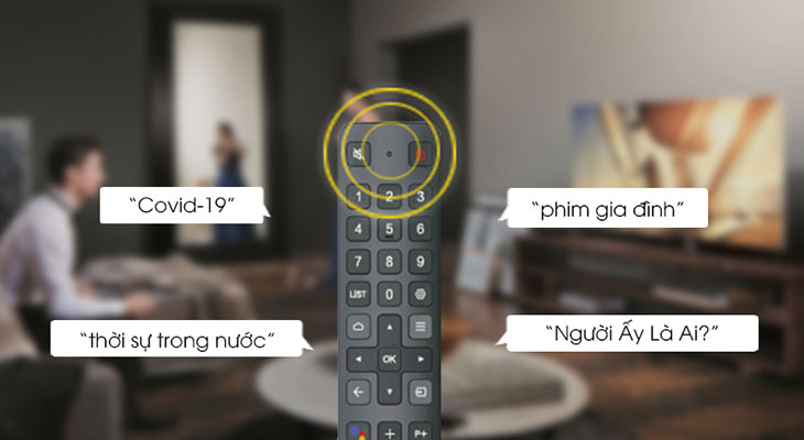 Remote điều khiển bằng giọng nói trên tivi FFalcon