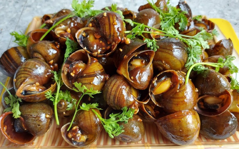 How to make fried snails with sour and spicy tamarind is delicious to look at, delicious to eat