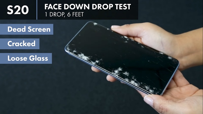 Galaxy S20 là thiết bị có độ bền thấp nhất trong bộ ba Galaxy S20