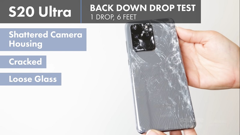 Galaxy S20 là thiết bị có độ bền thấp nhất trong bộ ba Galaxy S20