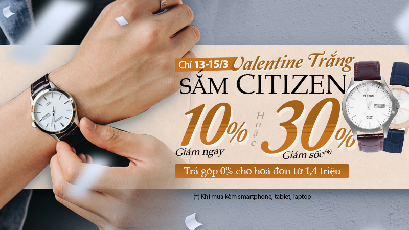 Đồng hồ Citizen giảm giá
