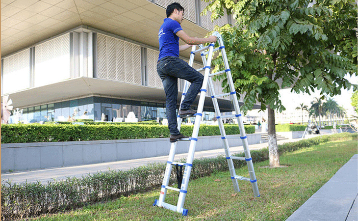 Những điều cần lưu ý khi sử dụng thang nhôm để đảm bảo an toàn > Những người không nên sử dụng loại thang này là người chưa được đào tạo hay chư có kinh nghiệm, người già, người khuyết tật, trẻ em