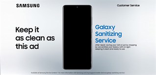 Samsung khử trùng điện thoại miễn phí tại Việt Nam
