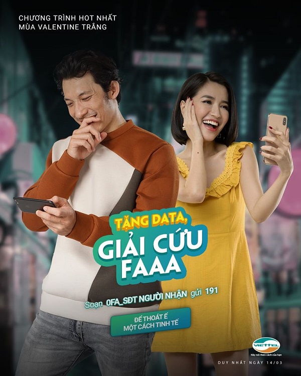 Viettel tiếp tục tặng 1GB data, sưởi ấm những con tim FA, động lực sống sót qua mùa đứt cáp Viettel tiếp tục tặng 1GB data, sưởi ấm những con tim FA, động lực sống sót qua mùa đứt cáp