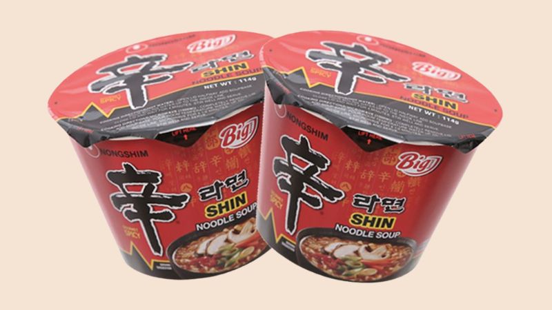 Mì cay Nongshim Shin Noodles tô 114g