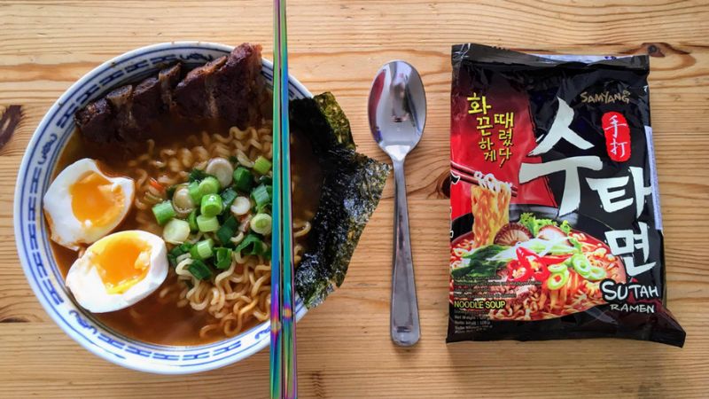 Mì bò cay Samyang Sutah Ramen gói 120g