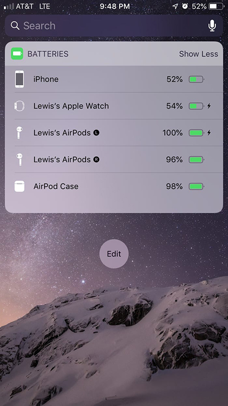 Xem thời lượng pin Airpods trên màn hình khóa iPhone