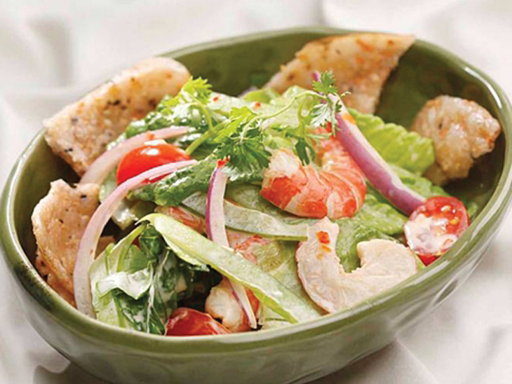 Bước 3 Thành phẩm Salad bánh đa