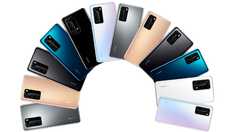 Huawei P40, P40 Pro và P40 Pro PE lộ diện nhiều tùy chọn màu sắc đẹp mắt