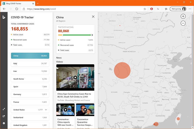 Microsoft ra mắt công cụ theo dõi Covid-19 miễn phí