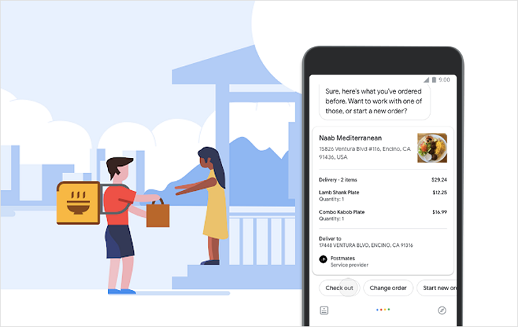 Dịch vụ đặt ồ ăn trên Google Maps được liên kết với bên đơn vị vận chuyển khác