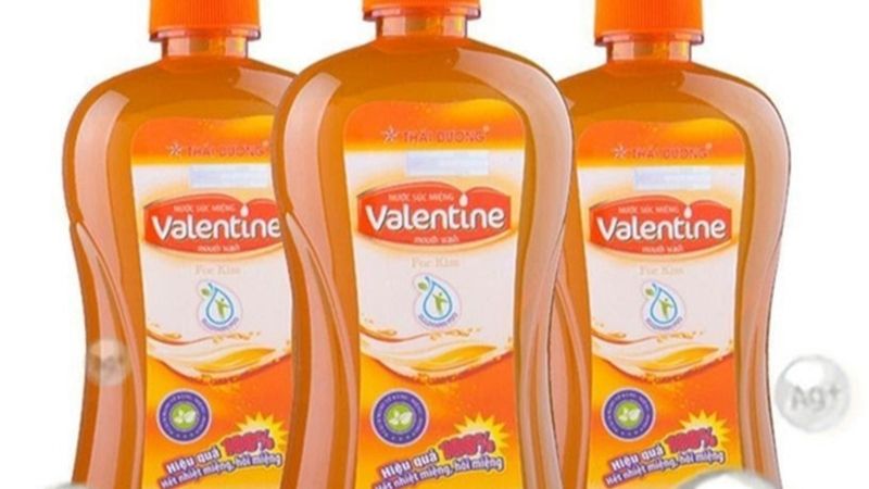 Nước súc miệng Valentine, sản phẩm hỗ trợ phòng ngừa virus Covid-19