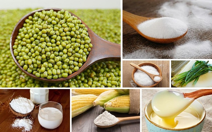 Nguyên liệu món ăn sinh tố đậu xanh