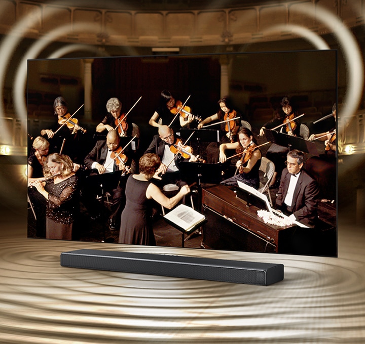 Đánh giá Samsung Q950TS - Chiếc tivi QLED 8K màn hình vô cực đầu tiên trên thế giới > Bộ Đôi Hoàn Hảo TV & Soundbar