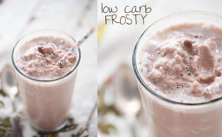 Bước 2 Thành phẩm Sinh tố protein Frosty (Low Carb Fosty protein smoothie)