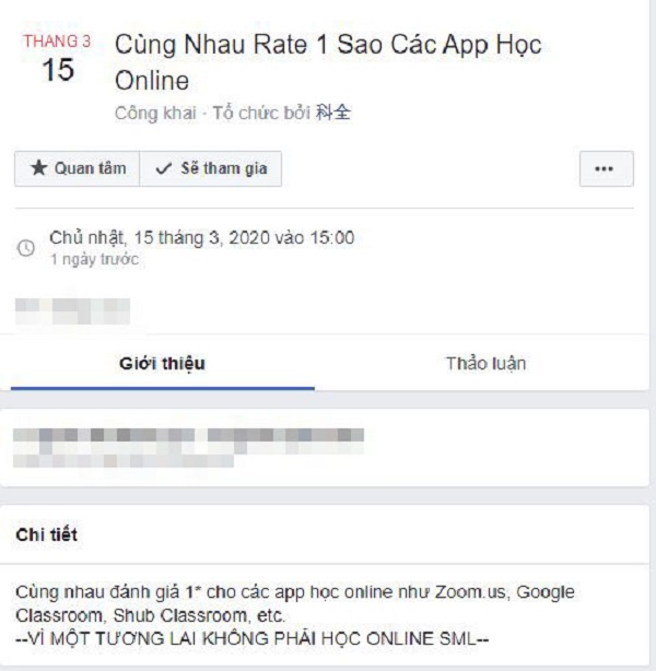 Phong trào vote 1 soa cho các ứng dụng học online