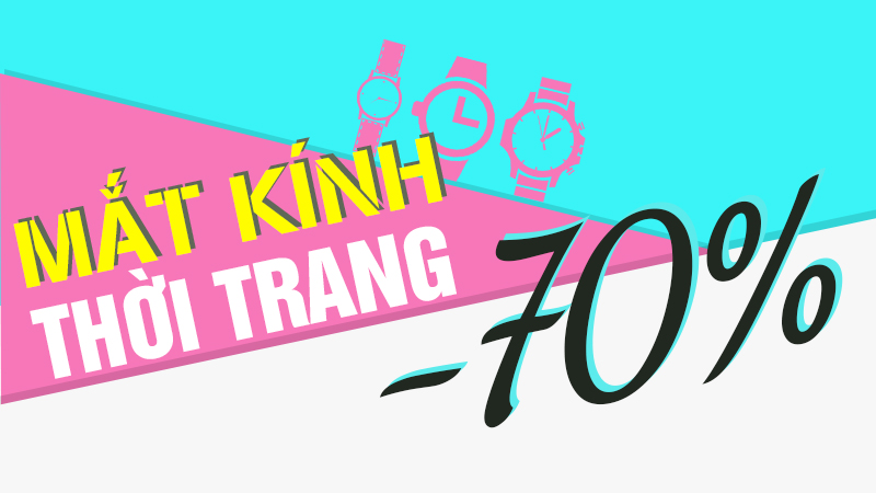 Mắt kính thời trang giảm giá ngay 70% cực chất chơi, không nên bỏ lỡ