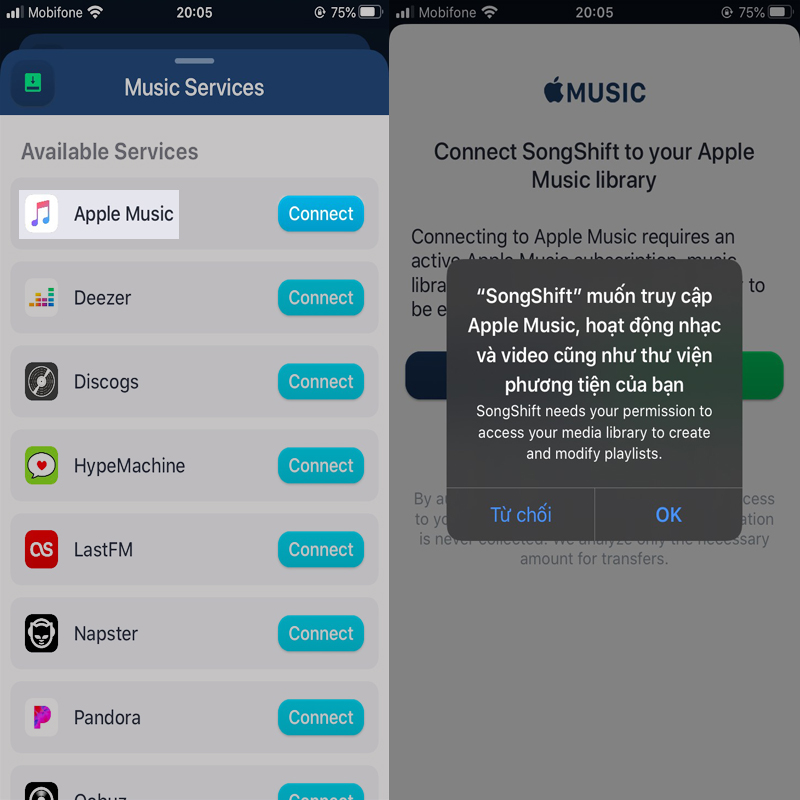 Chuyển thư viện nhạc Chuyển thư viện nhạc