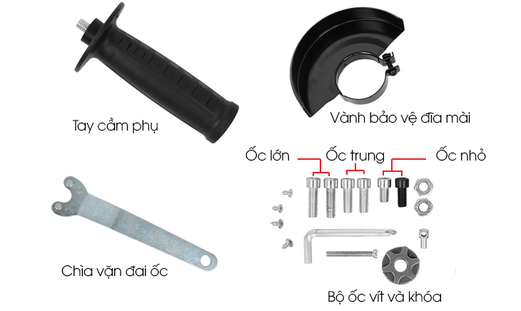 Ốc vít và phụ kiện đi kèm sản phẩm