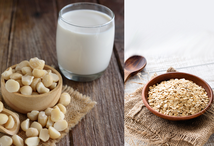 9 công thức nấu sữa hạt đơn giản nhanh chóng cho người bận rộn > Sữa macca và yến mạch