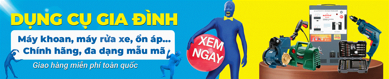 Banner dụng cụ gia đình