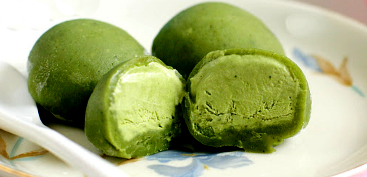 Bước 5 Thành phẩm Bánh mochi trà xanh nhân kem