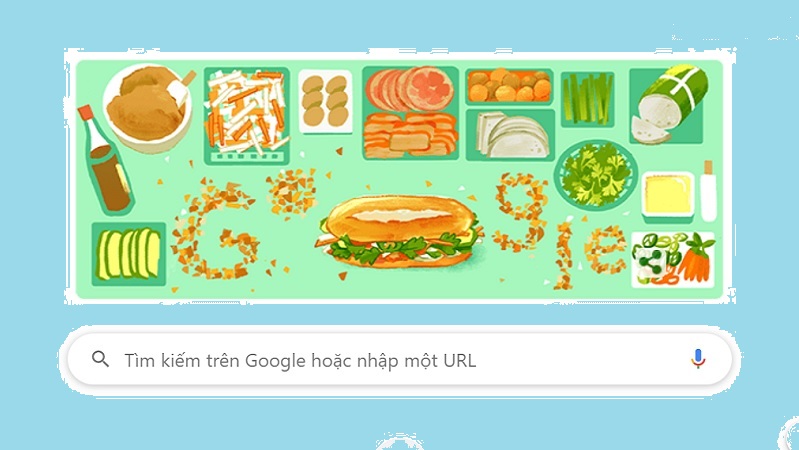 Google Doodle đặt hình ảnh bánh mì tại trang chủ tìm kiếm, tôn vinh đặc sản Việt Nam Google Doodle đặt hình ảnh bánh mì tại trang chủ tìm kiếm, tôn vinh đặc sản Việt Nam