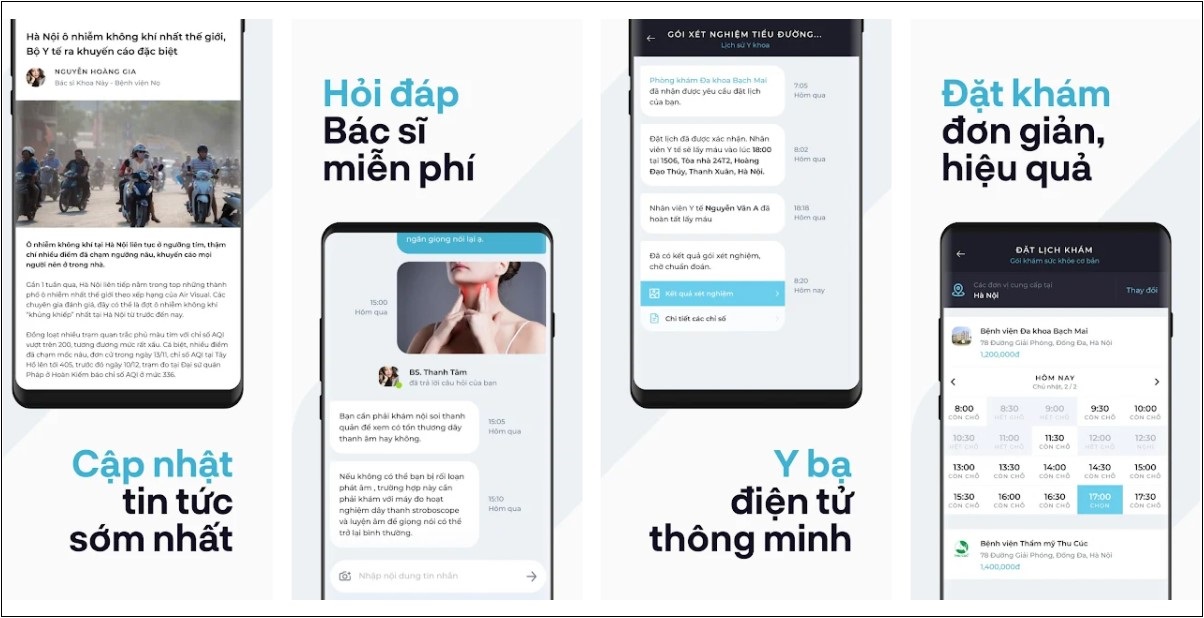 Top 15 ứng dụng theo dõi sức khỏe, y tế trên điện thoại